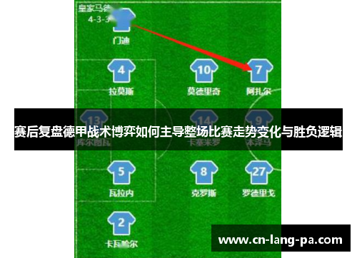 赛后复盘德甲战术博弈如何主导整场比赛走势变化与胜负逻辑